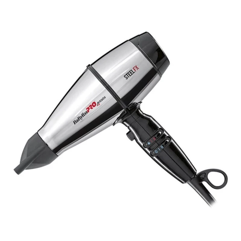 Фен для волос Babyliss Pro Hair Dryer SteelFx BAB8000IE, серебристый Фен для волос Babyliss Pro Hair Dryer SteelFx BAB8000IE, серебристый