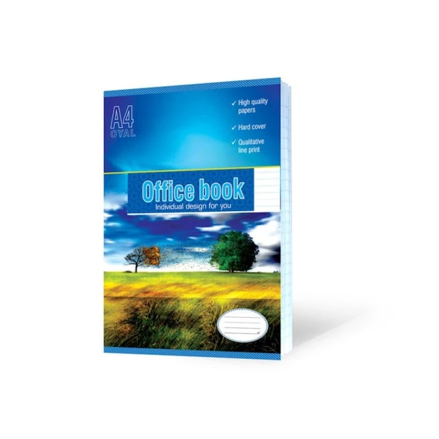Канцелярская книга Assis A4, 60 листов, в линию, картонная обложка Канцелярская книга Assis A4, 60 листов, в линию, картонная обложка