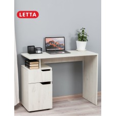 Yazı masası Letta Dub White, 73х33х62 sm, LDSP, ağ