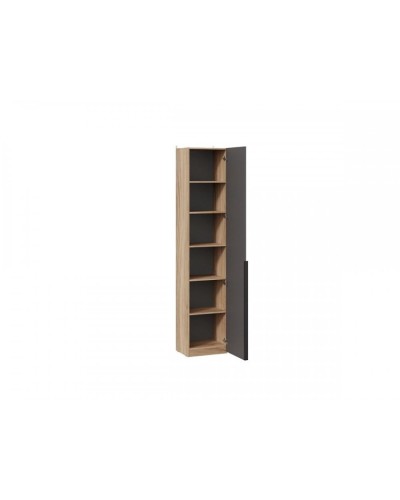Şkaf Art Mebel 29, laminat, qəhvəyi/boz, 210x60x45 sm