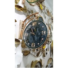 Divar saatı SS-078, 30 sm, qızılı