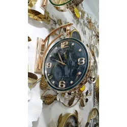 Divar saatı SS-078, 30 sm, qızılı