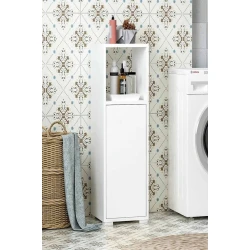 Стеллаж Ev Plus 12115633, ЛДСП, белый, 99x35x35 см Стеллаж Ev Plus 12115633, ЛДСП, белый, 99x35x35 см