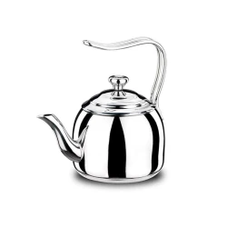 Чайник Korkmaz Droppa A053 2 л, 1 шт, нержавеющая сталь, с крышкой, серебристый