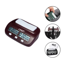 Шахматные часы Leap 2151, электронные, черные