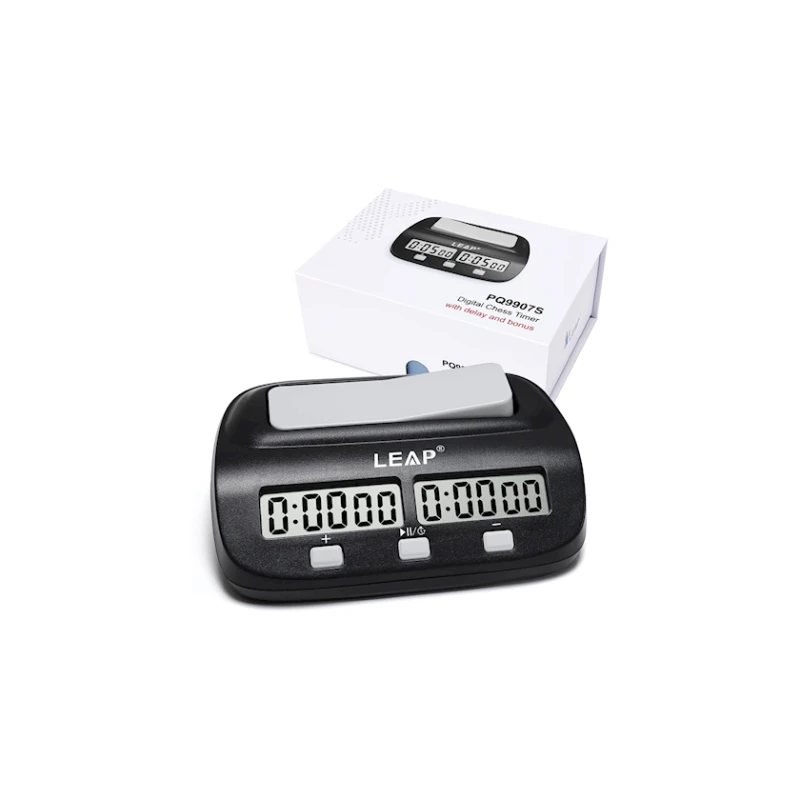 Шахматные часы Leap 2151, электронные, черные Шахматные часы Leap 2151, электронные, черные