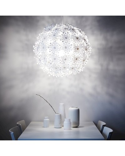 Asma çıraq IKEA Grimsas, 55 sm, ağ