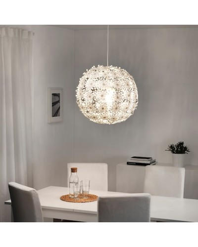Asma çıraq IKEA Grimsas, 55 sm, ağ