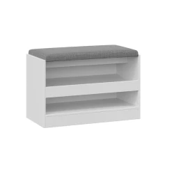 Тумба для обуви Art Mebel 3, ламинат, белая, 45х50х30 см Тумба для обуви Art Mebel 3, ламинат, белая, 45х50х30 см