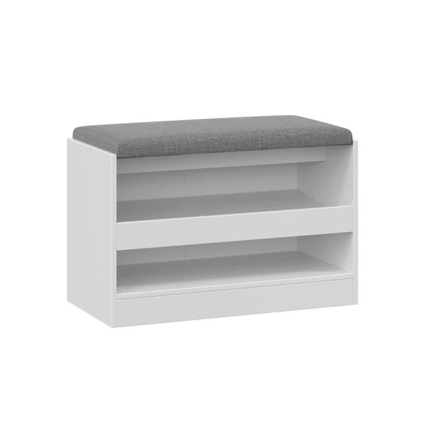 Ayaqqabı üçün tumba Art Mebel 3, laminat, ağ, 45x50x30 sm Ayaqqabı üçün tumba Art Mebel 3, laminat, ağ, 45x50x30 sm