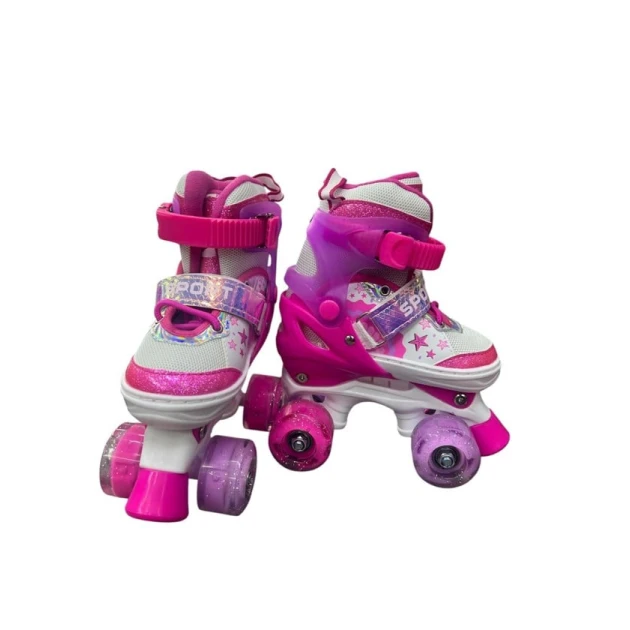Роликовые коньки детские 178S, размер 31-34, разноцветные