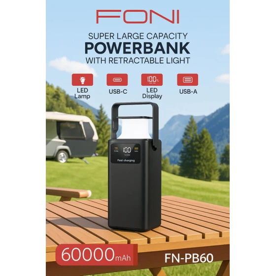Xarici akkumulyator FONI FN-PB60 60000mAh Xarici akkumulyator FONI FN-PB60 60000mAh