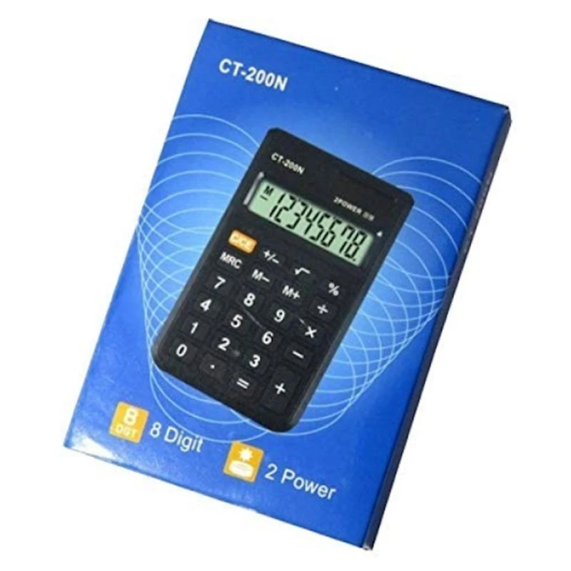 Adi kalkulyator CT-200N, 10 funksiya, qara Adi kalkulyator CT-200N, 10 funksiya, qara