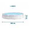 Каркасный бассейн İntex Rectangular Frame H26712NP, серый, 366x76 см, 6503 л Каркасный бассейн İntex Rectangular Frame H26712NP, серый, 366x76 см, 6503 л