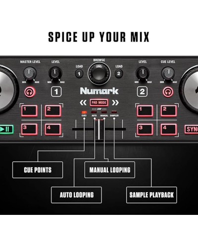DJ kontrol cihazı Numark DJ2GO2 Touch - DJ2GO2TOUCH