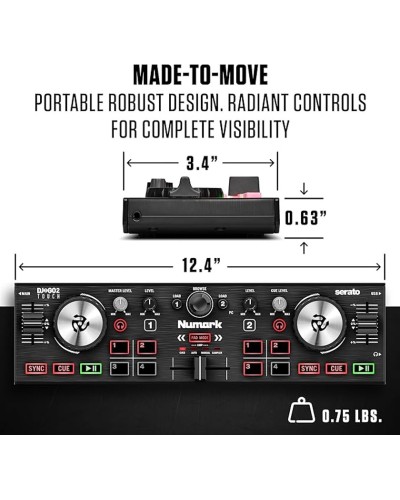 DJ kontrol cihazı Numark DJ2GO2 Touch - DJ2GO2TOUCH