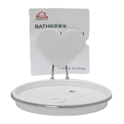 Sabun qabı Y6247, melamin, ağ, 9x12.5 sm Sabun qabı Y6247, melamin, ağ, 9x12.5 sm