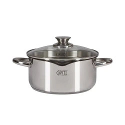 Кастрюля Gipfel Prestige 1248 нержавеющая сталь, 20 см, 2.5 л