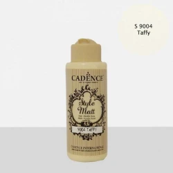 Краска матовая Cadence Style Matt Paint S9004 Taffy, с бархатистым эффектом, 120 мл