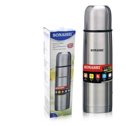 Термос Sonashi SO-SVF-1000, нержавеющая сталь, серебристый