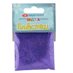 Блестки декоративные Невская палитра, 0.3 мм, 20 г, ультрамарин