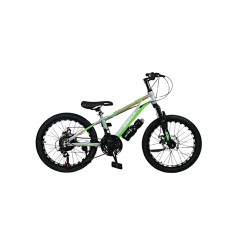 Dağ velosipedi BMX2002YSL, boz/yaşıl