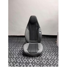 Oturacaq üçün çexol nabuk və dəri, seri qara - avto838