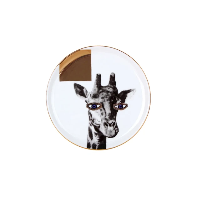 Boşqablar dəsti Porland Wild Life, 20 sm, farfor, 4 əd