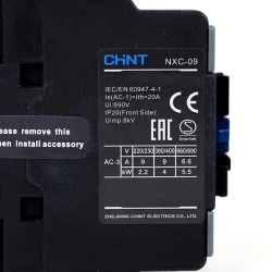 Контактор Chint NXC-09 9A 220V/AC3 1NO+1NC 50Hz