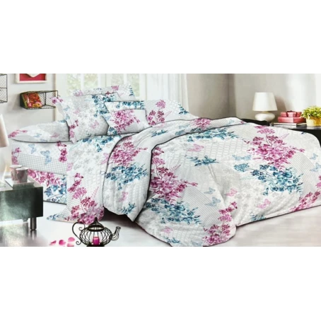 Yataq dəsti MiraNova CTS-592, yorğan üzü 200x220 sm, mələfə 220x240 sm, 2 əd. yastıq üzü, 50x70 sm, ikinəfərlik, pambıq