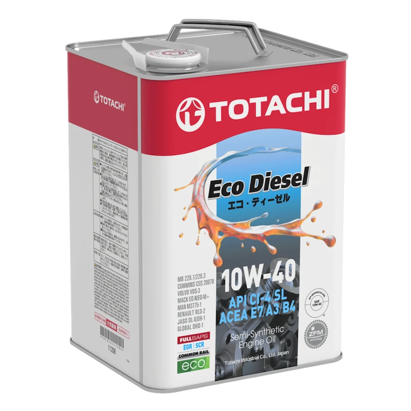 Моторное масло Totachi 10W-40 Eco Diesel, 6 л
