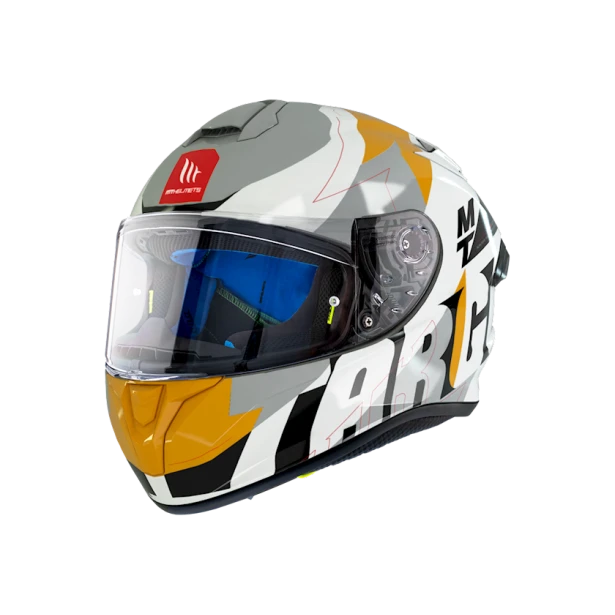 Motosiklet dəbilqəsi MT Helmet Targo Pro Biger A3 Gloss Pearl Yellow, ölçü XL