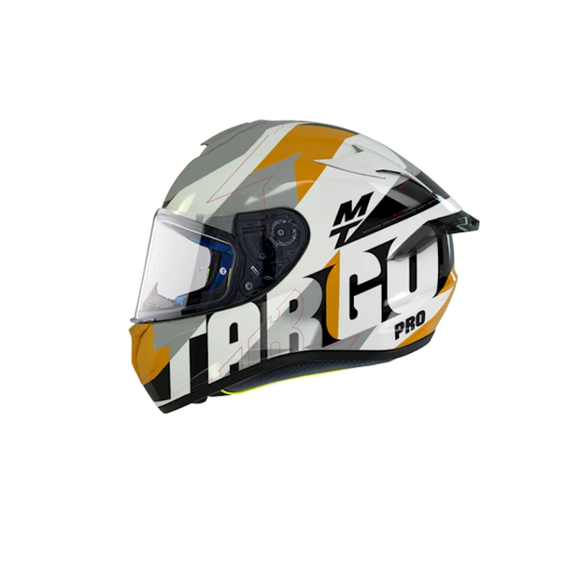 Motosiklet dəbilqəsi MT Helmet Targo Pro Biger A3 Gloss Pearl Yellow, ölçü XL