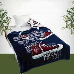 Детское плед покрывало Narlı 000780, односпальное, шелк/бамбук, разноцветное, 150x200 см