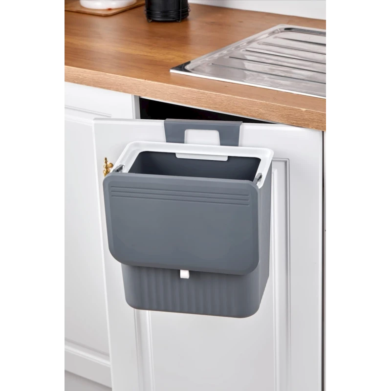 Asma zibil qabı 15 l, boz