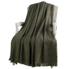 Örtük Tivolyo Home Natural Slim, avro maksi, maxra/pambıq, haki, 220x240 sm