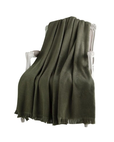 Örtük Tivolyo Home Natural Slim, avro maksi, maxra/pambıq, haki, 220x240 sm