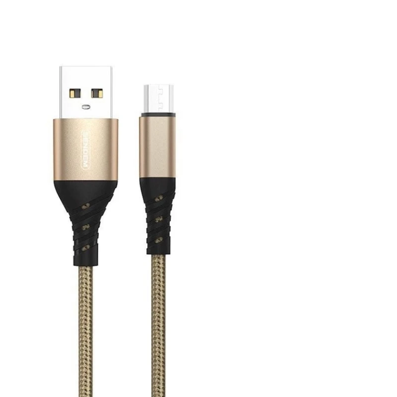 Кабель USB Sendem M28 Micro Cable, Gold