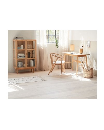 Stul JYSK Arnborg, 60x58x79 sm, palıd/parça, bej/krem rəngi, 1 əd
