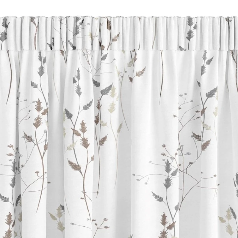 Штора JYSK Kinn 1x140x300 см, микро цветы Штора JYSK Kinn 1x140x300 см, микро цветы