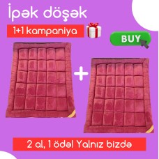 Döşək MiraNova 0077, 160x200 sm, qırmızı + Döşək 180x200 sm, qırmızı Hədiyyə