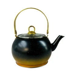 Чайник Vicalina 043, алюминий, черный, 1 л