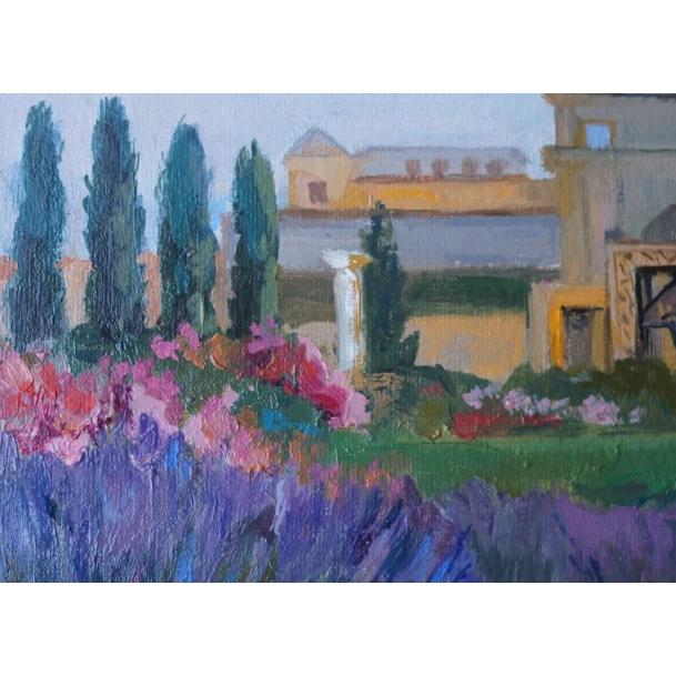 Rəsm Maksim WoodShop Təzəpir Məscid mənzərəsi, Bakı, kətan, 30х40х15 sm Rəsm Maksim WoodShop Təzəpir Məscid mənzərəsi, Bakı, kətan, 30х40х15 sm