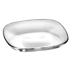 Тарелка Alter Ego Fenice квадрат, 14 см, стекло, прозрачный