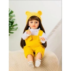 Кукла Reborn JX-299-11, желтая, 55 см Кукла Reborn JX-299-11, желтая, 55 см