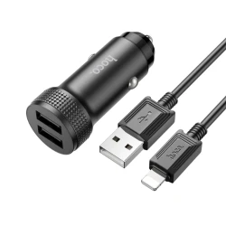 Автомобильное зарядное устройство Hoco Z49 Black Автомобильное зарядное устройство Hoco Z49 Black
