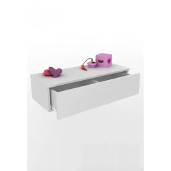 Туалетный столик Art Mebel 8, ламинат, 17x71x30 см, белый