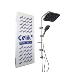 Душевой гарнитур Çelik 0561, нержавеющая сталь, хром Душевой гарнитур Çelik 0561, нержавеющая сталь, хром