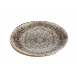 Тарелка Porland Stoneware 04SWA000035, керамогранит, коричневая, 31 см