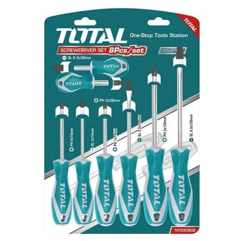 Vintaçan dəsti Total THT250608 8 əd Vintaçan dəsti Total THT250608 8 əd